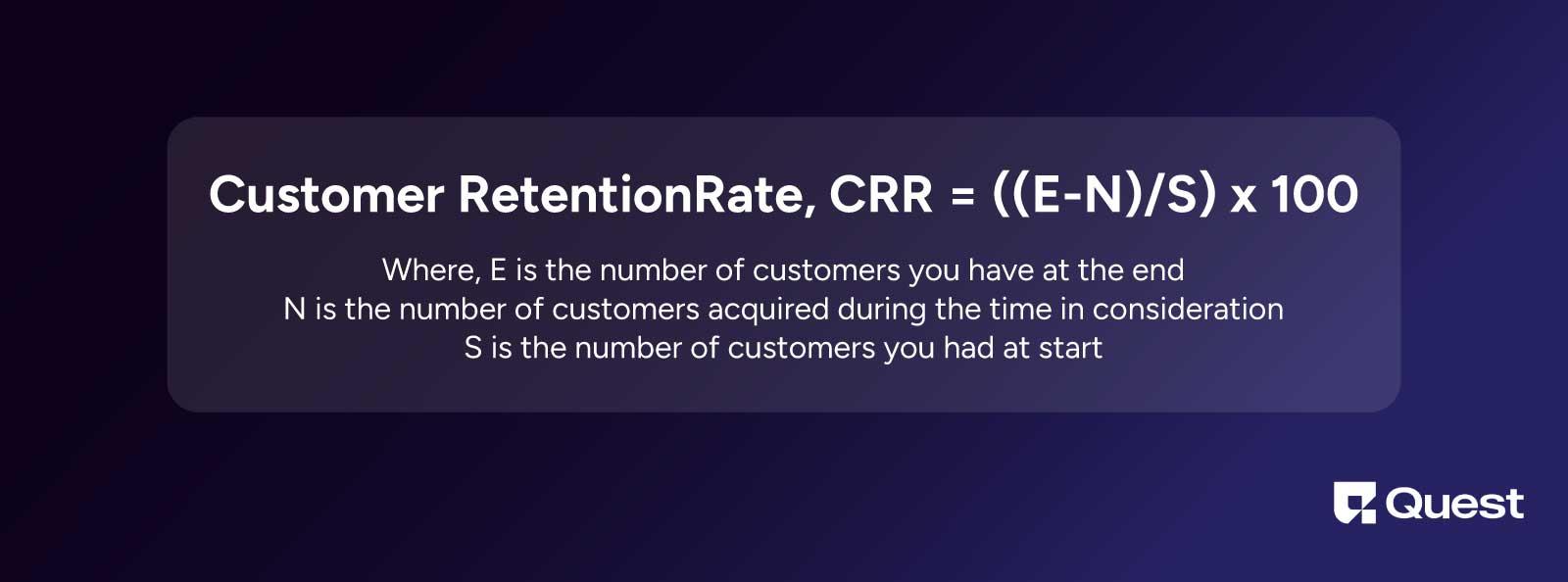 How to calculate customer retention rate