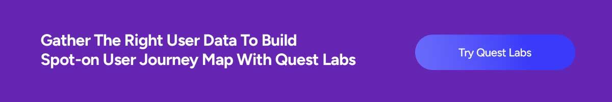 Gather The Right User Data To Build Spot-on User Journey Map With Quest Labs