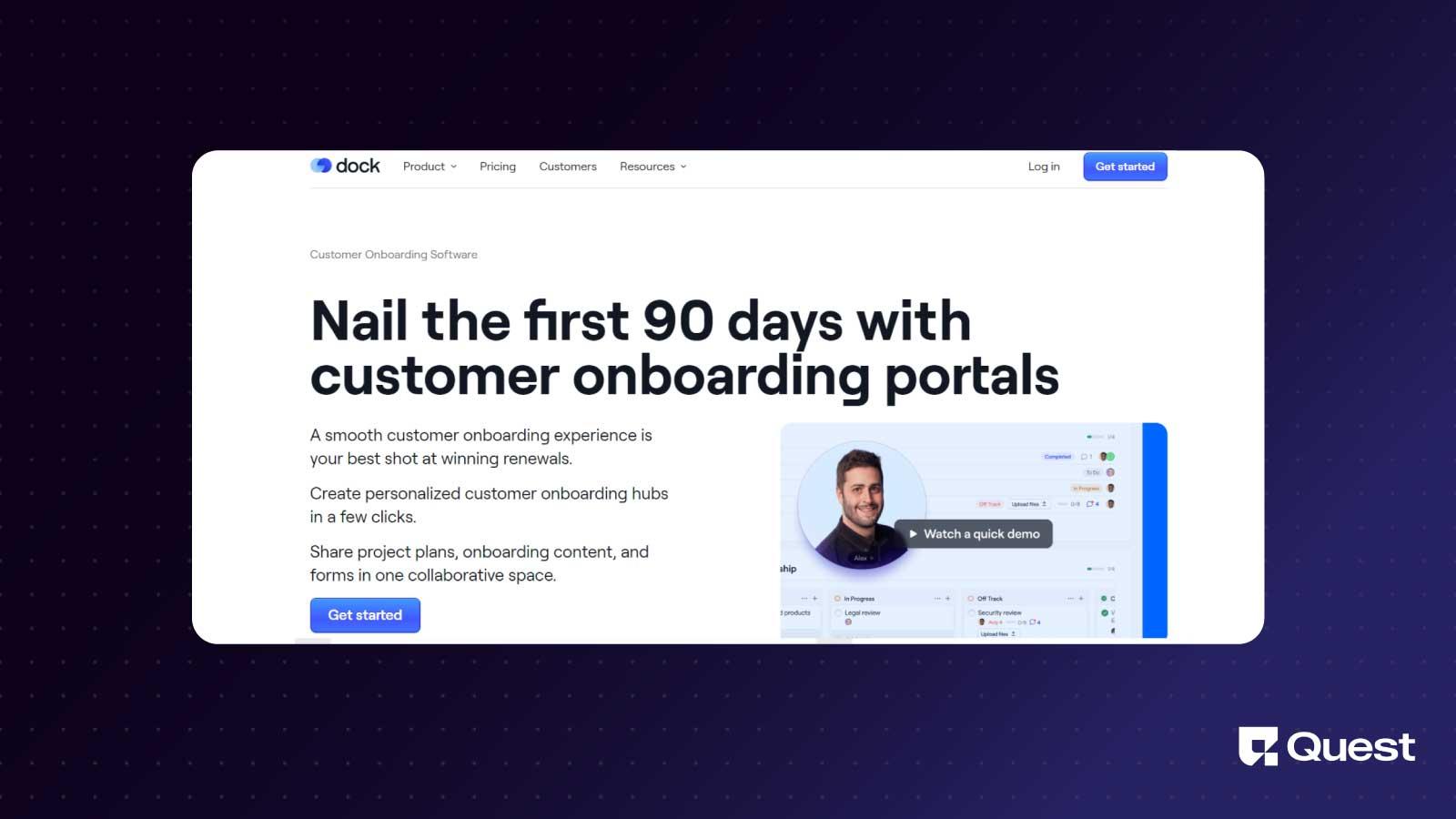 Customer Onboarding with Dock