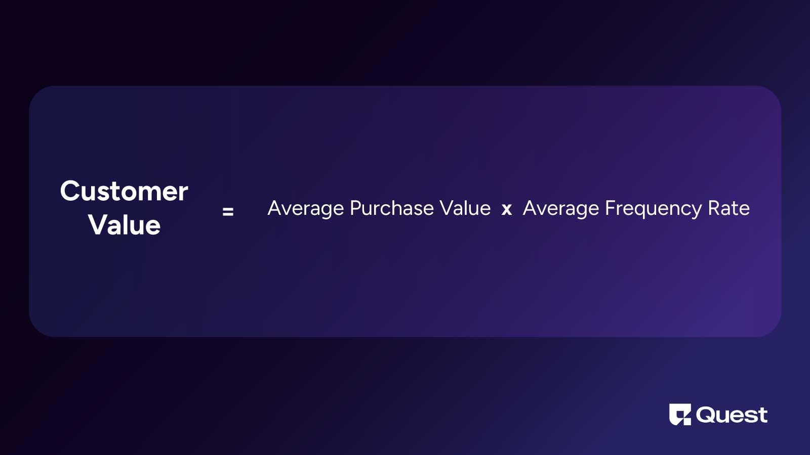 Customer Value calculation