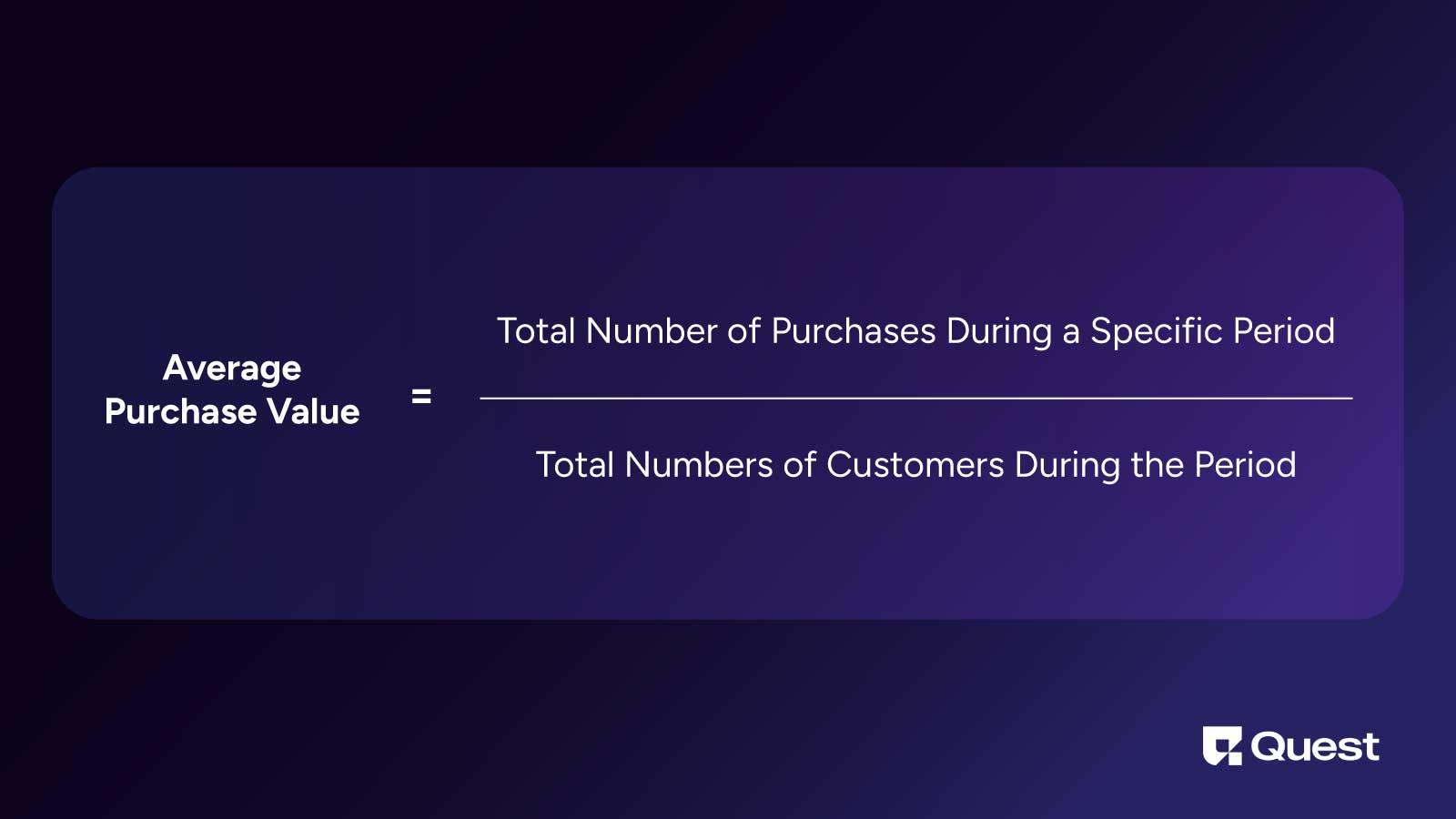 Average Purchase Value calculation