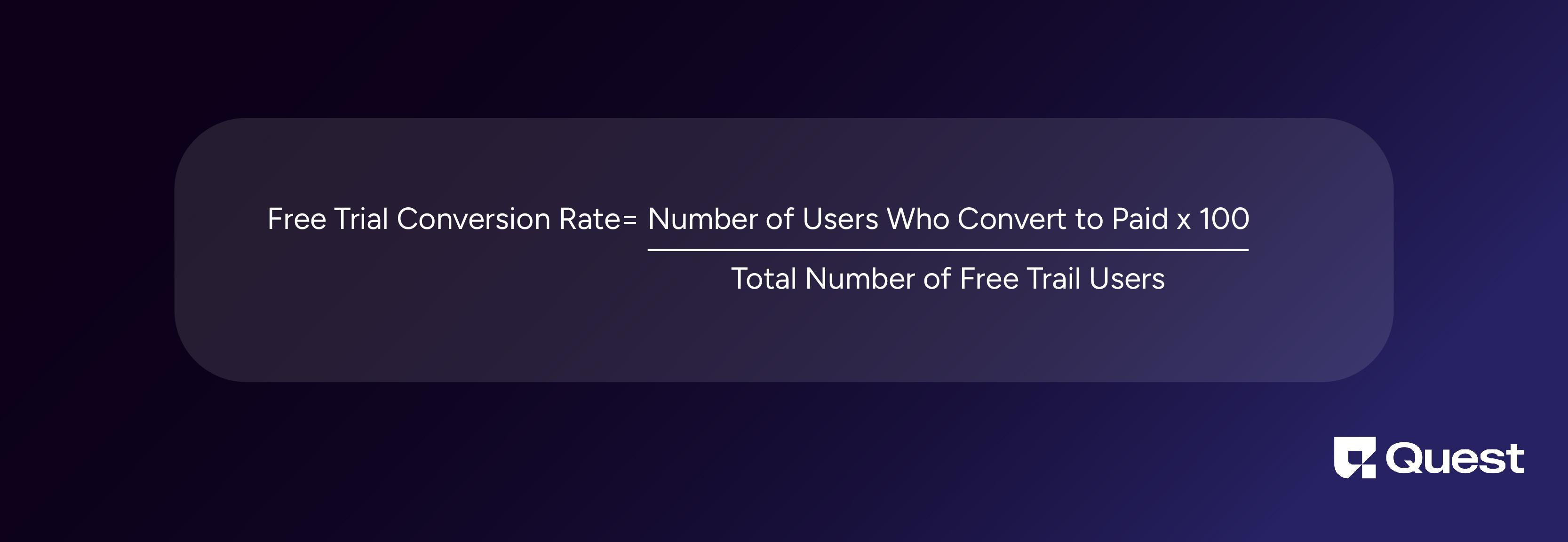 Trial to paid conversion rate