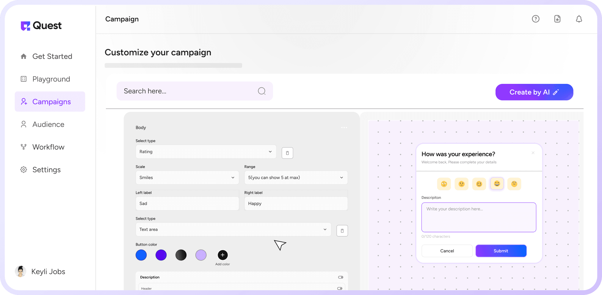 Screenshot of UI kit dashboard